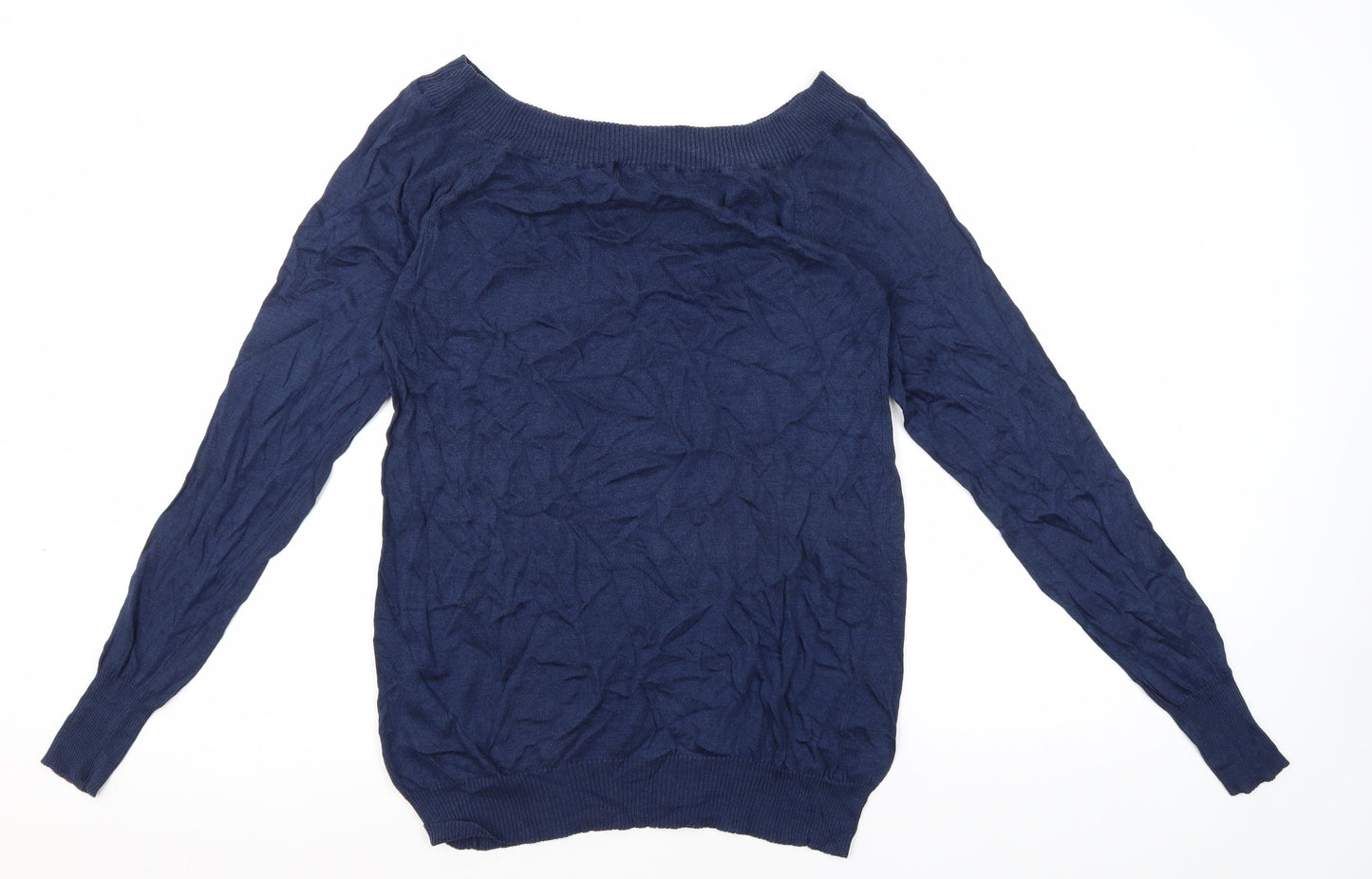 John Smedley Women's Blue Silk Pullover Jumper S