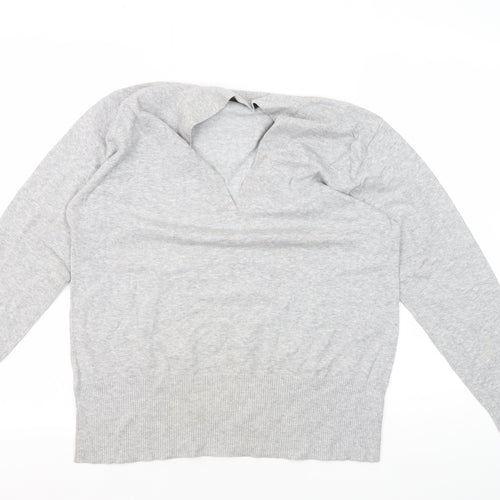 Austin Reed Men's Grey V-Neck Pullover Jumper - M