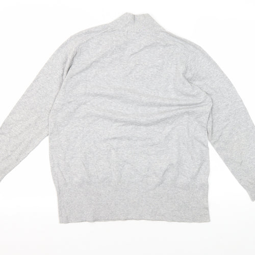 Austin Reed Men's Grey V-Neck Pullover Jumper - M