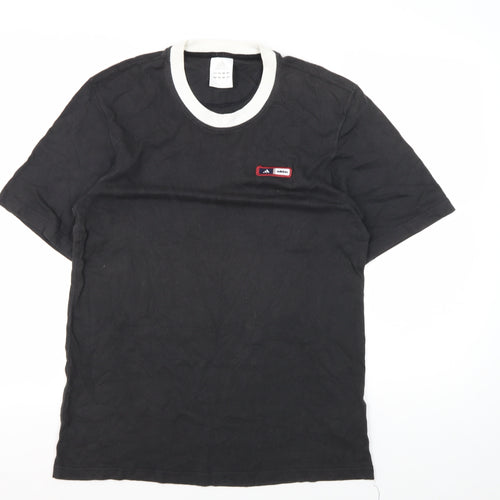 Adidas Men's Large Black Crew Neck T-Shirt