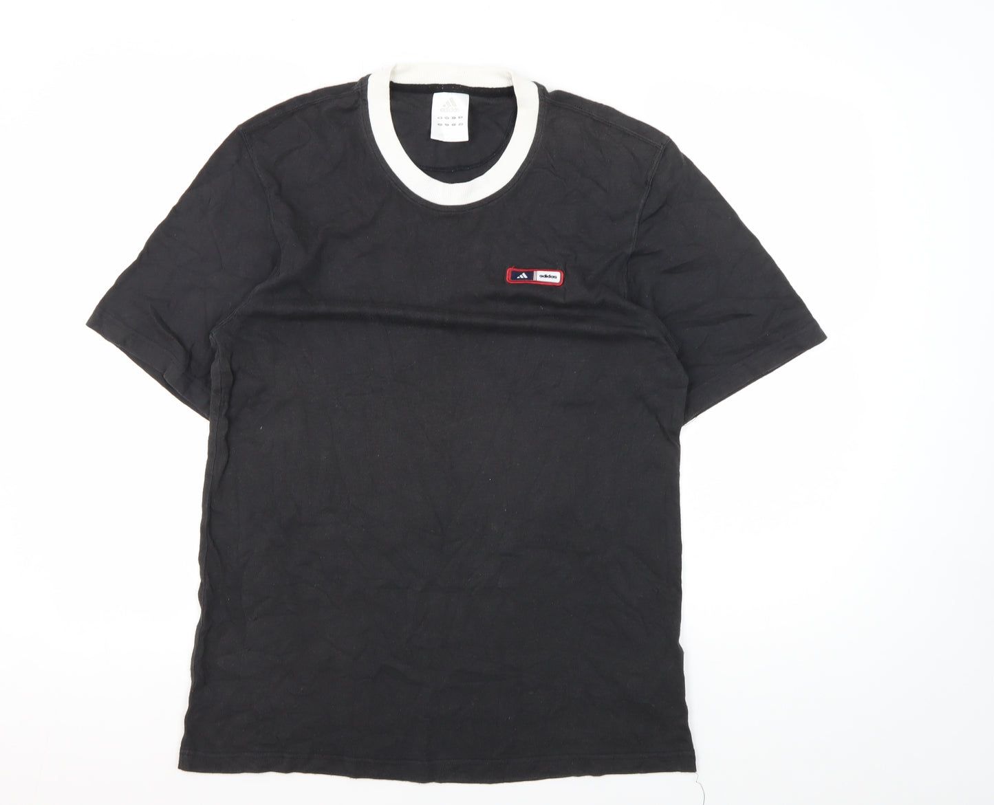 Adidas Men's Large Black Crew Neck T-Shirt