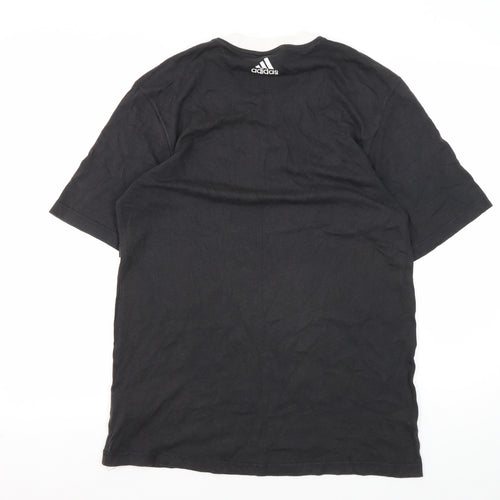 Adidas Men's Large Black Crew Neck T-Shirt