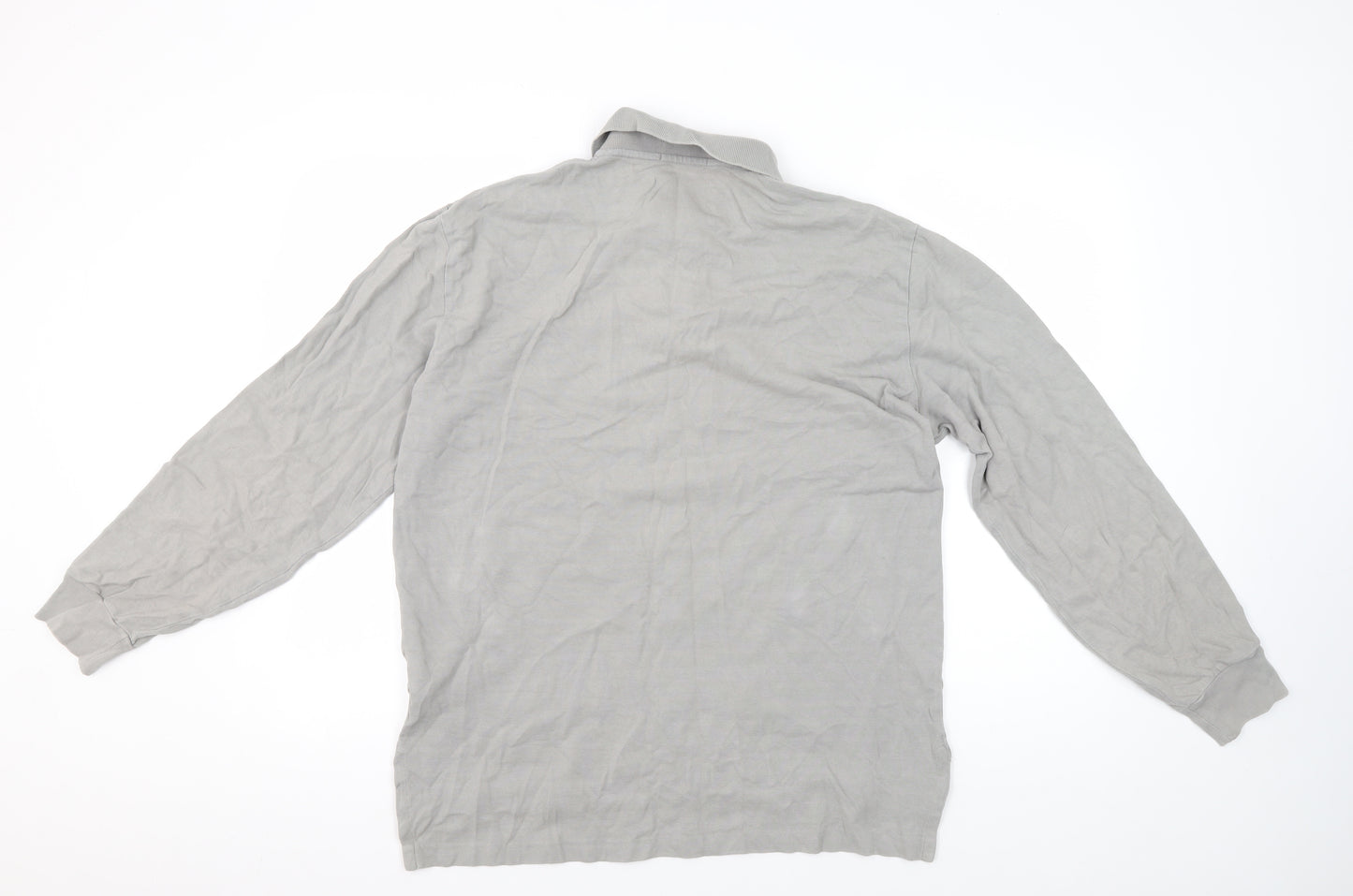 Polo Ralph Lauren Men's Grey Long Sleeve Polo M