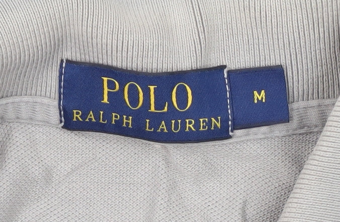 Polo Ralph Lauren Men's Grey Long Sleeve Polo M