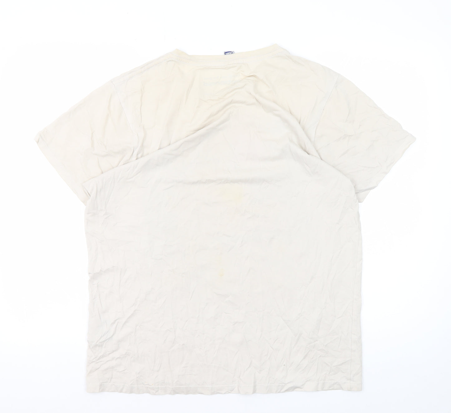 Actionaid Unisex Beige Graphic T-Shirt Large