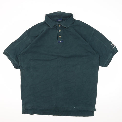 Donnay Green XL Men's Polo Shirt, Short Sleeve Classic