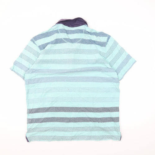 Marks and Spencer Men's Multicoloured Polo, Large