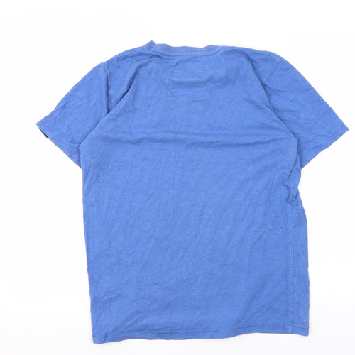 Tokyo Laundry Men's Blue Medium T-Shirt, Crew Neck, Short Sleeve