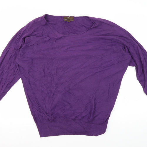 Fenn Wright Manson Women's Purple Knit Jumper Size 10