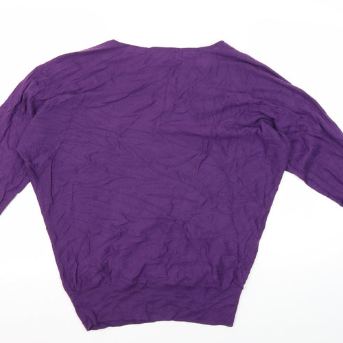 Fenn Wright Manson Women's Purple Knit Jumper Size 10