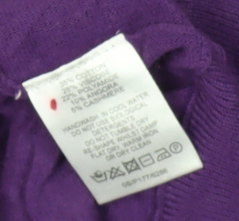 Fenn Wright Manson Women's Purple Knit Jumper Size 10