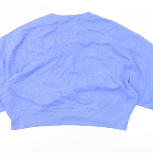 DKNY Women's Blue XS Pullover Sweatshirt