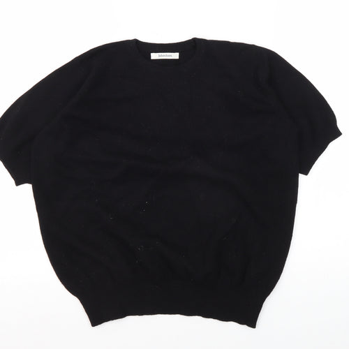 Johnstons Women's Black Wool Jumper Size 12