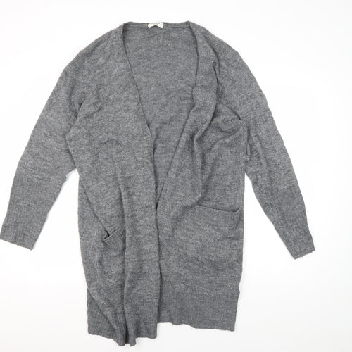 Jacqueline de Yong Women's Grey Long Cardigan Size XL