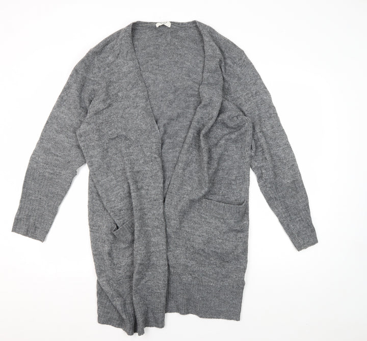 Jacqueline de Yong Women's Grey Long Cardigan Size XL
