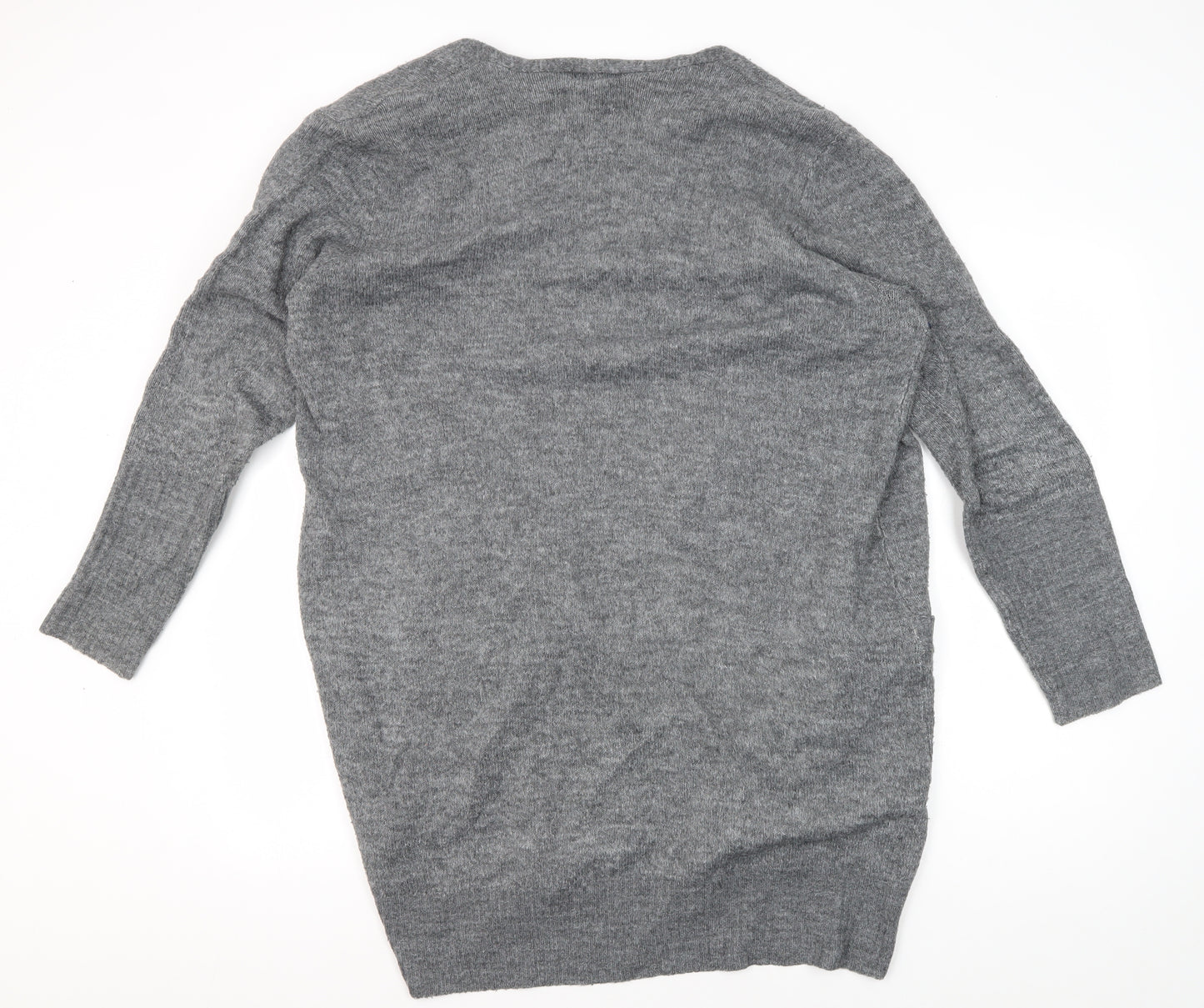 Jacqueline de Yong Women's Grey Long Cardigan Size XL