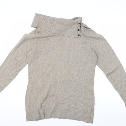 Gap Beige Men's Pullover Jumper, Large, High Neck