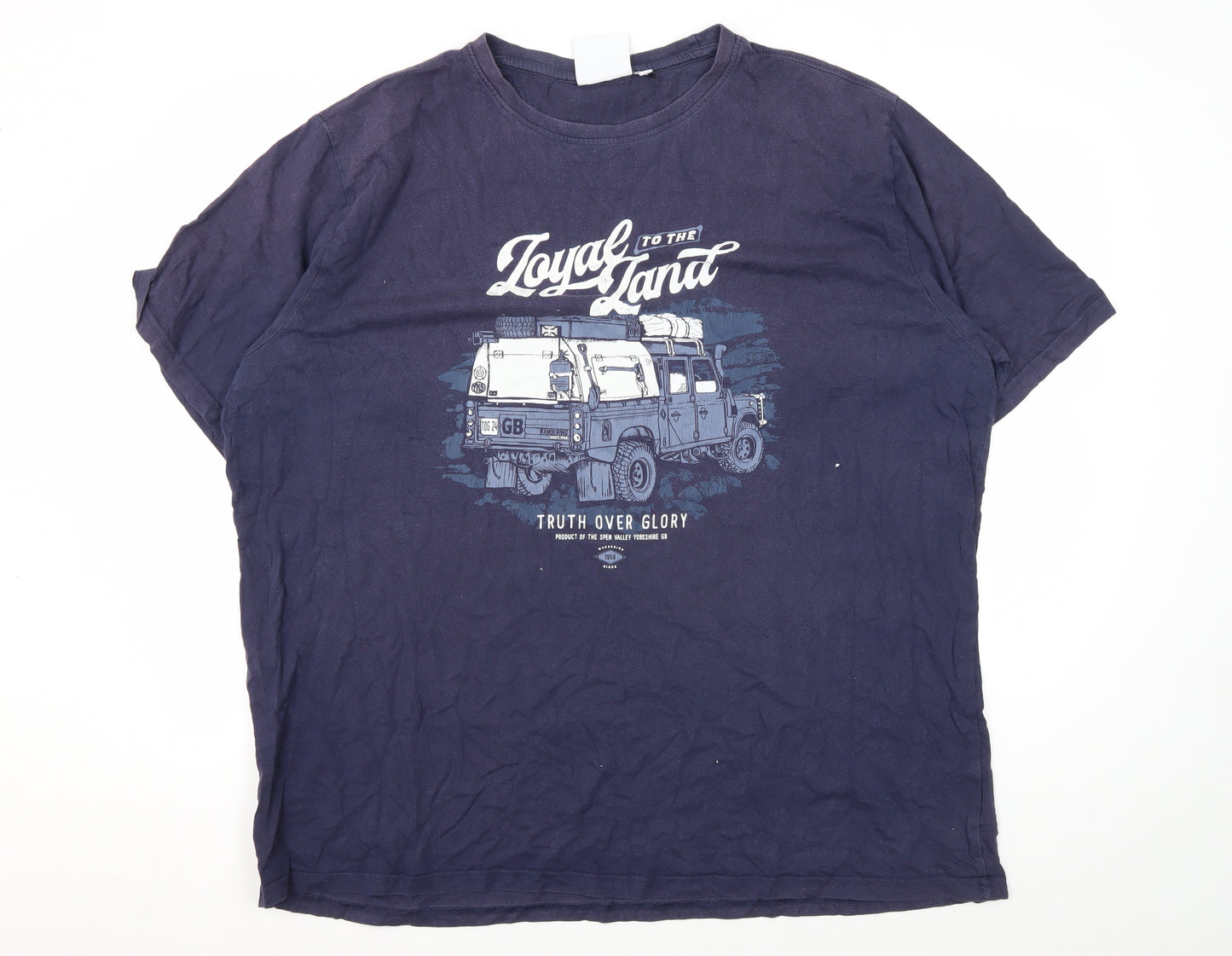 TOG24 Men's Blue Graphic T-Shirt 4XL