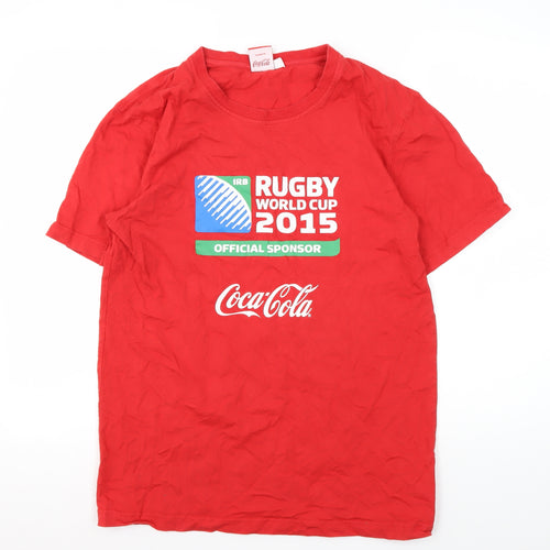 Coca-Cola Rugby World Cup 2015 Red T-Shirt Medium