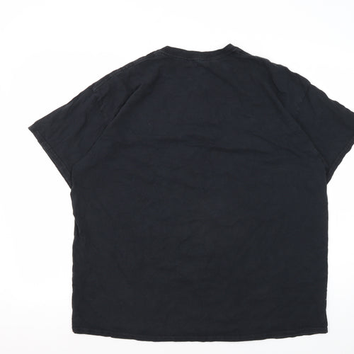 Superman Men's XL Black Graphic T-Shirt