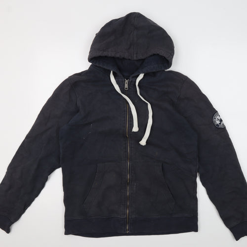 Quba Sails Men's Black Medium Full Zip Hoodie