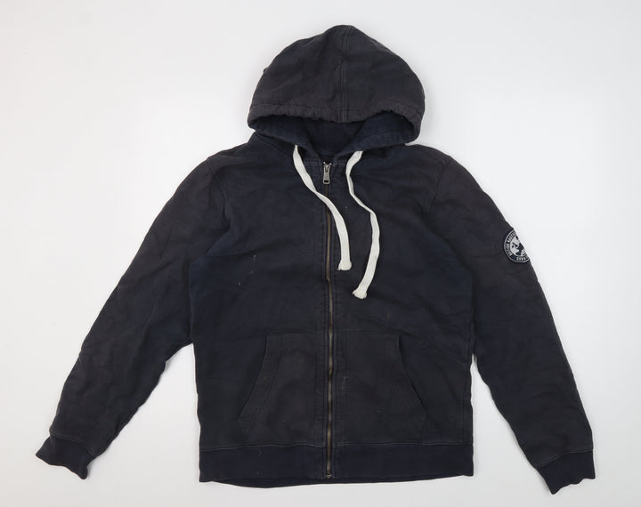 Quba Sails Men's Black Medium Full Zip Hoodie