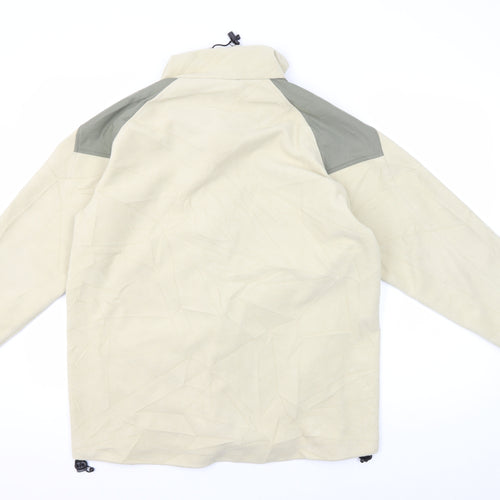 Crane Sports Men's Beige Soft Shell Jacket M Size Casual