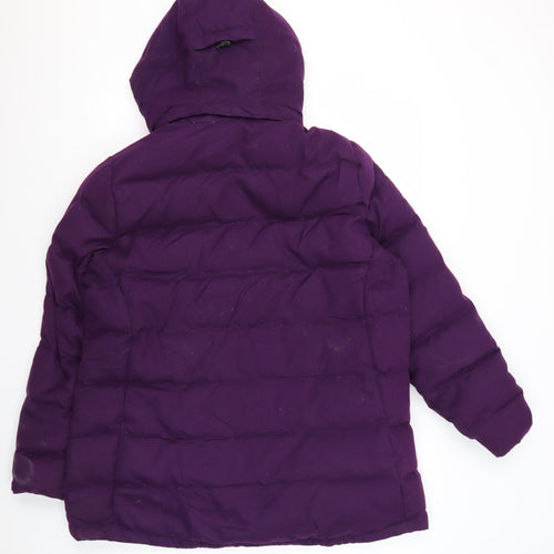 Peter Storm Women's Purple Puffer Jacket Size 18