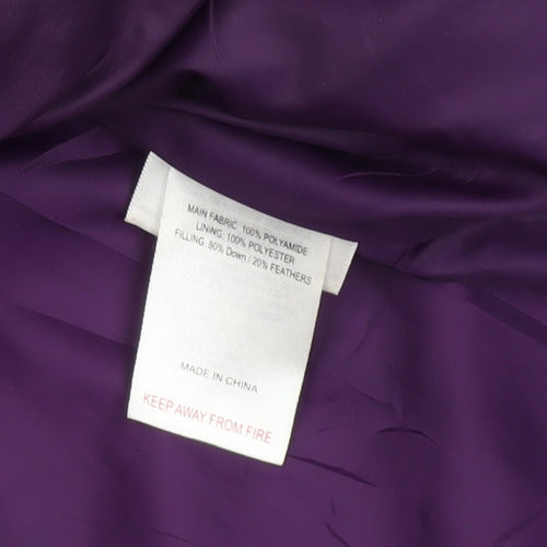 Peter Storm Women's Purple Puffer Jacket Size 18