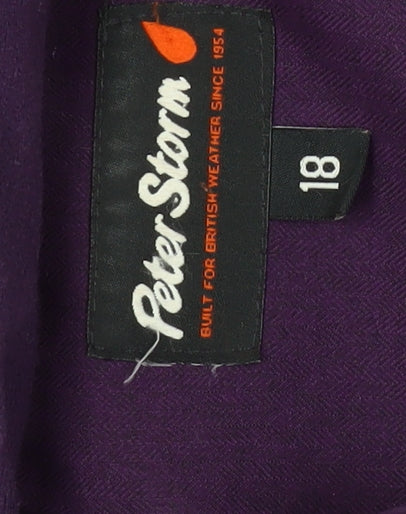 Peter Storm Women's Purple Puffer Jacket Size 18
