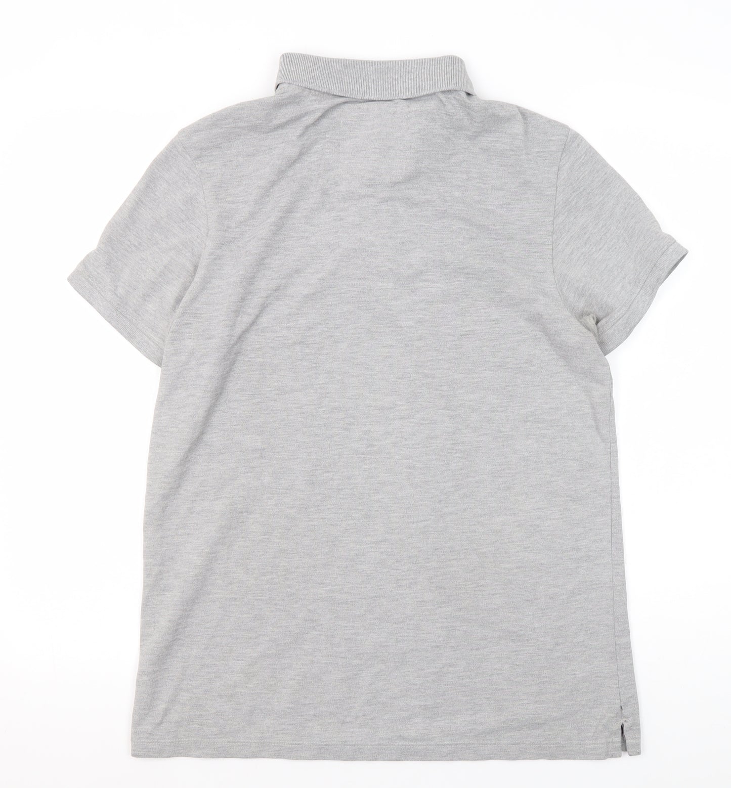 Jasper Conran Men's Grey Polo Shirt M Short Sleeve