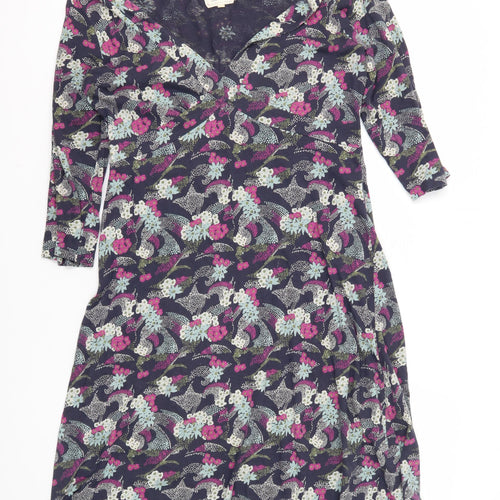 White Stuff Women's Multicoloured A-Line Dress Size 14