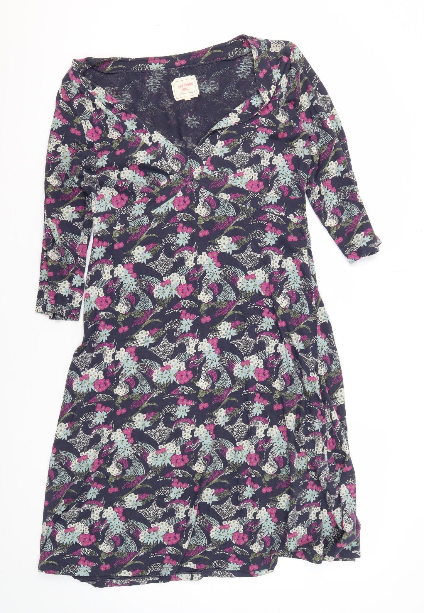 White Stuff Women's Multicoloured A-Line Dress Size 14