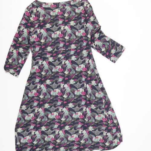 White Stuff Women's Multicoloured A-Line Dress Size 14