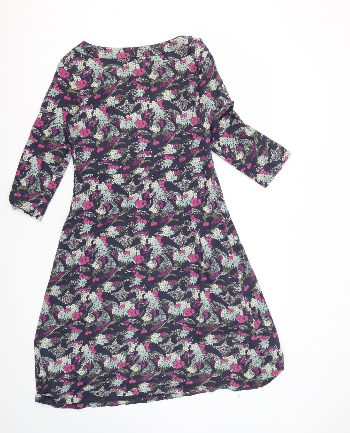 White Stuff Women's Multicoloured A-Line Dress Size 14