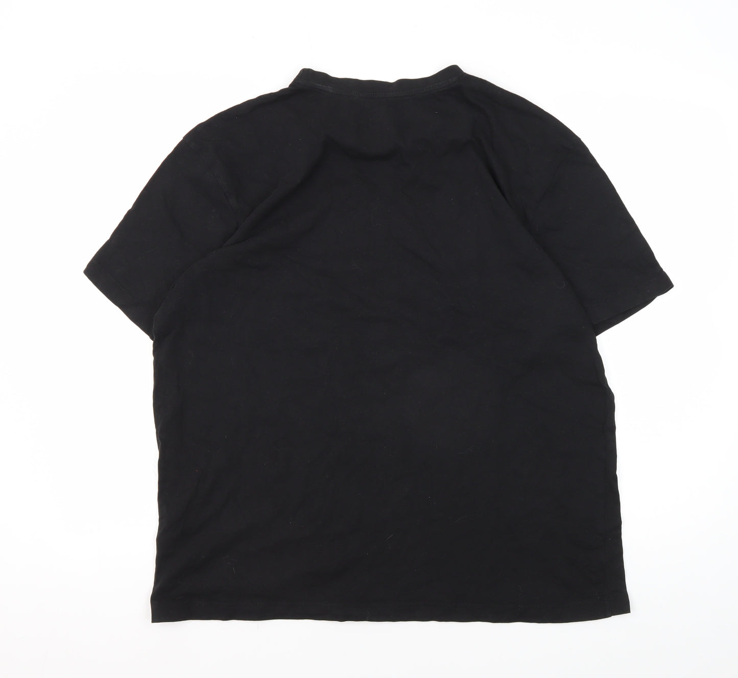 Netflix Stranger Things 2XL Black Hellfire T-Shirt Unisex