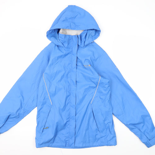 Regatta Unisex Blue Waterproof Hooded Rain Jacket S