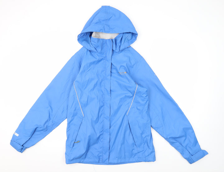 Regatta Unisex Blue Waterproof Hooded Rain Jacket S