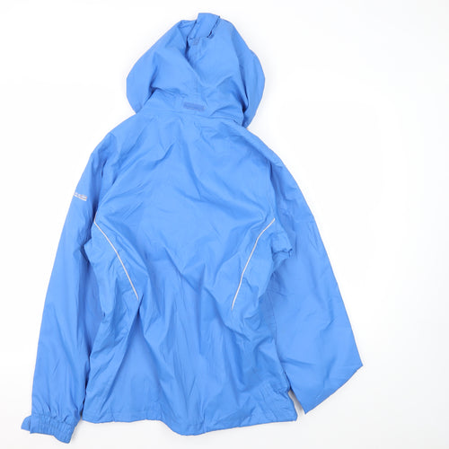 Regatta Unisex Blue Waterproof Hooded Rain Jacket S