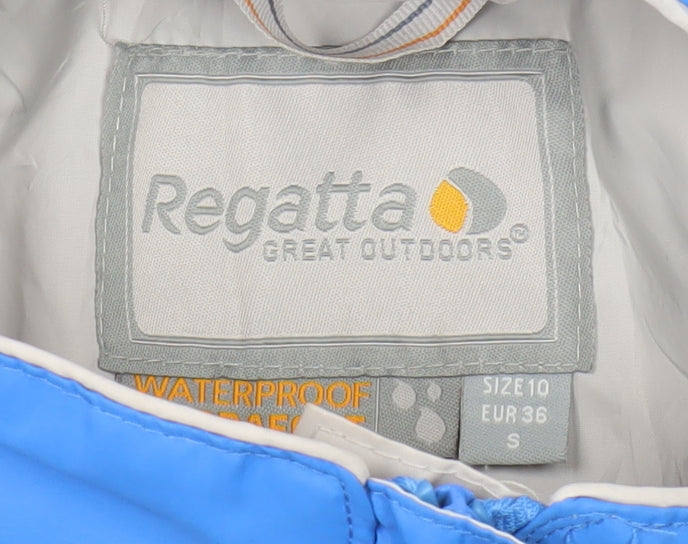 Regatta Unisex Blue Waterproof Hooded Rain Jacket S