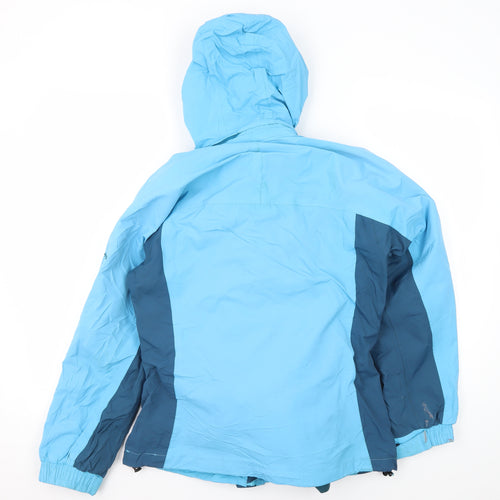 Trespass Women's Blue Parka Jacket, Size S, Hooded Winter Wear