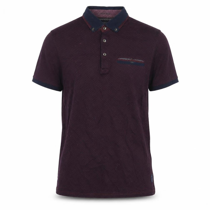 Ted Baker Men's Red Polo Shirt Size S, Short Sleeve