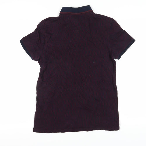 Ted Baker Men's Red Polo Shirt Size S, Short Sleeve