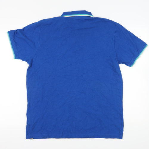 Duck and Cover Men's Blue 2XL Polo Shirt, Short Sleeve