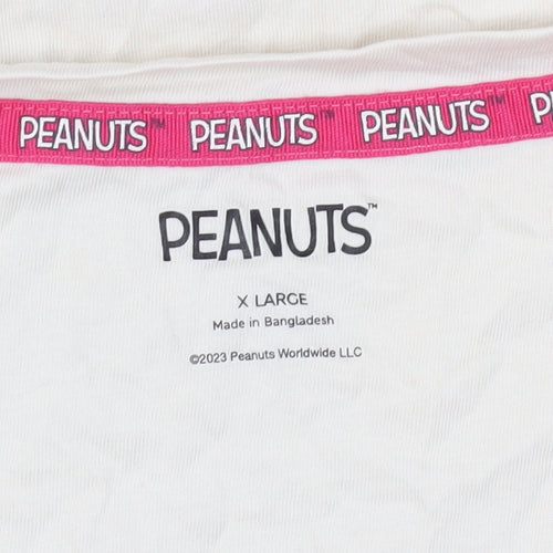 Marks & Spencer Women's XL Beige Peanuts T-Shirt