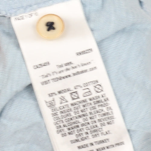 Ted Baker Men's Blue Modal Cotton Crew T-Shirt Medium