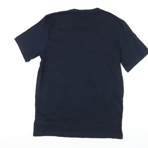 Boss Men's Blue Short Sleeve T-Shirt - Size L