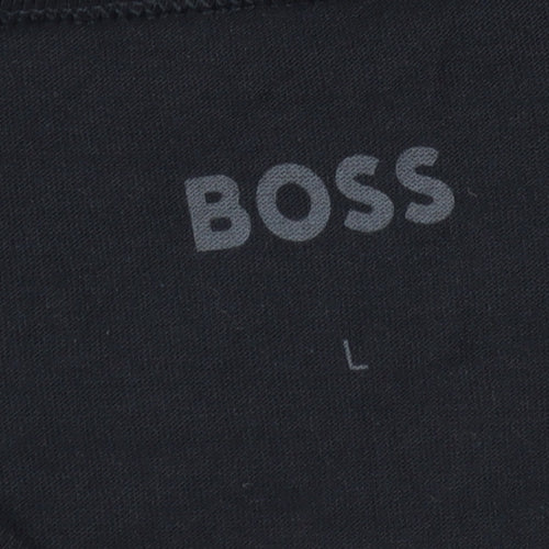Boss Men's Blue Short Sleeve T-Shirt - Size L