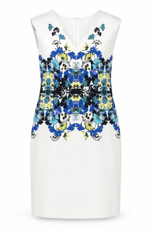 Front view of Linea Women's Multicoloured Sheath Dress, size 12
