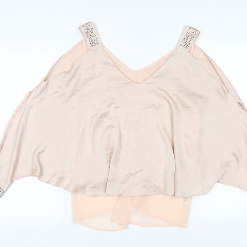 Star by Julien Macdonald Women's Beige Camisole Blouse M